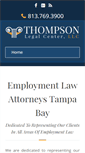 Mobile Screenshot of employment-lawyer-tampa.com